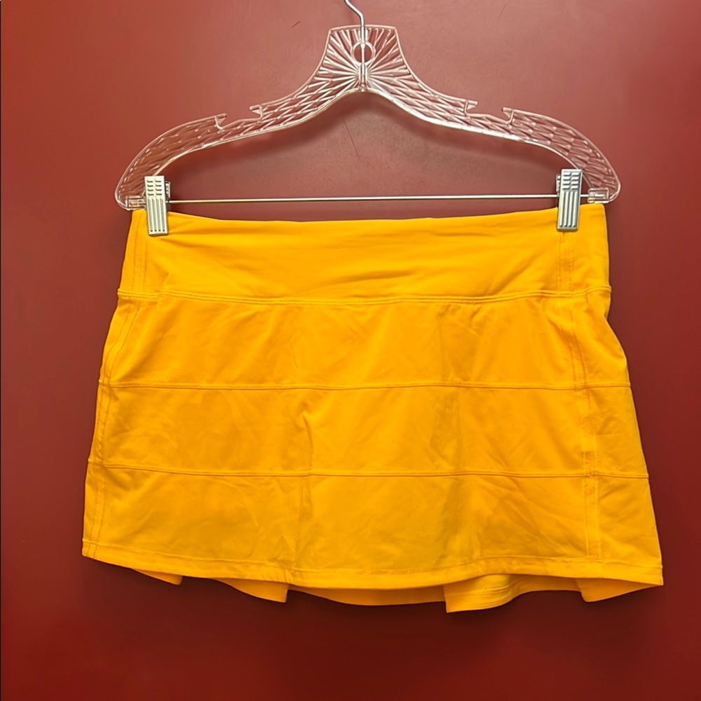 NWOT Lululemon orange Tennis Athletic Skort size 8